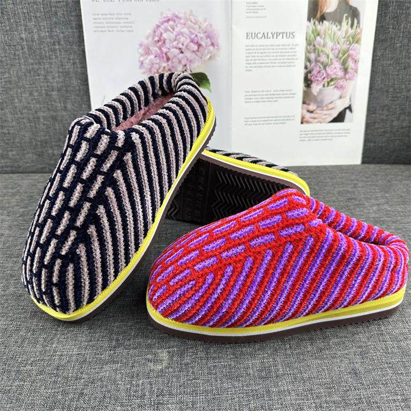 新款手工加绒金丝绒毛线棉拖鞋成品中老年居家保暖防滑耐磨拖鞋,居家布艺,居家棉拖/棉鞋,淘宝优惠券,粉丝福利购,淘宝优惠卷