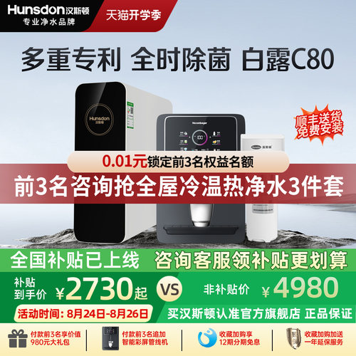 汉斯顿0阻垢剂家用直饮净水器