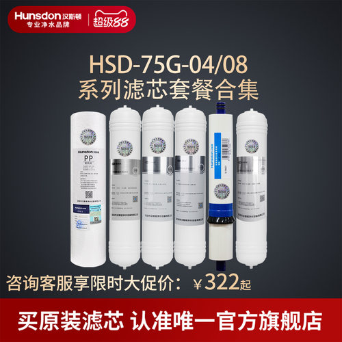 汉斯顿净水器家用直饮04/08滤芯