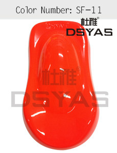 杜雅特效漆 汽车改装漆 轮毂漆 超级荧光漆 荧光桔红 100ml