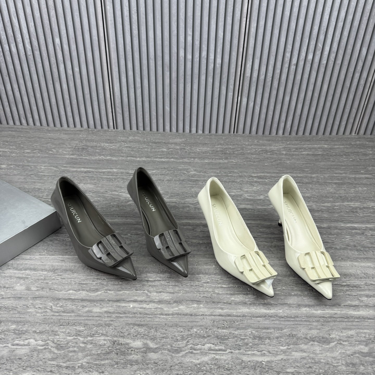 欧洲站欧货2026春季新款尖头细跟性感女鞋漆皮浅口高跟鞋时尚单鞋,女鞋,浅口单鞋,淘宝优惠券,粉丝福利购,淘宝优惠卷