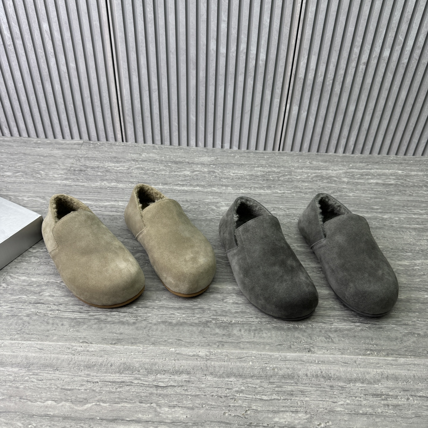 先峰名典一脚蹬豆豆鞋加绒勃肯鞋