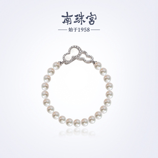 S063SD 南珠宫淡水珍珠手链葫芦扣个性 简约优雅高级感轻奢简约C