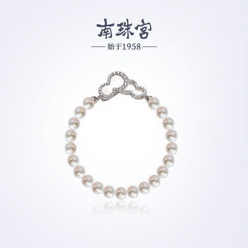 南珠宫淡水珍珠手链葫芦扣