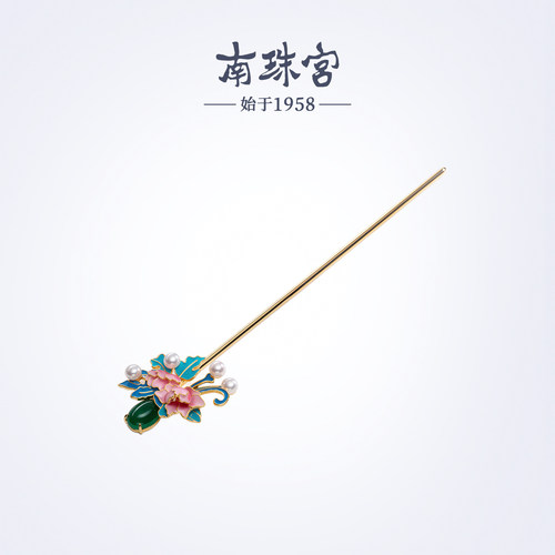 南珠宫国风设计头饰发簪年轻款生日礼物送女友C-CJF003HD-J