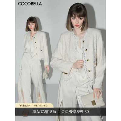 COCOBELLA重工水溶蕾丝花边外套