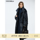 晕染褶皱长款 COCOBELLA 可溯源安心90绒 羽绒服防寒服DC3032
