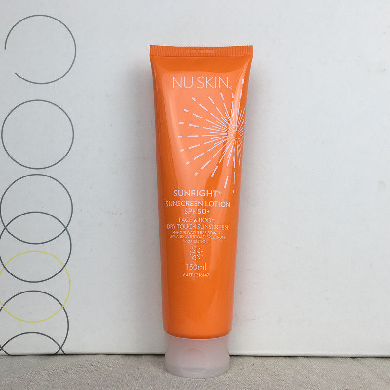 nuskin澳洲进口如新晒特丽防晒霜spf50倍到24年9月新版150ml