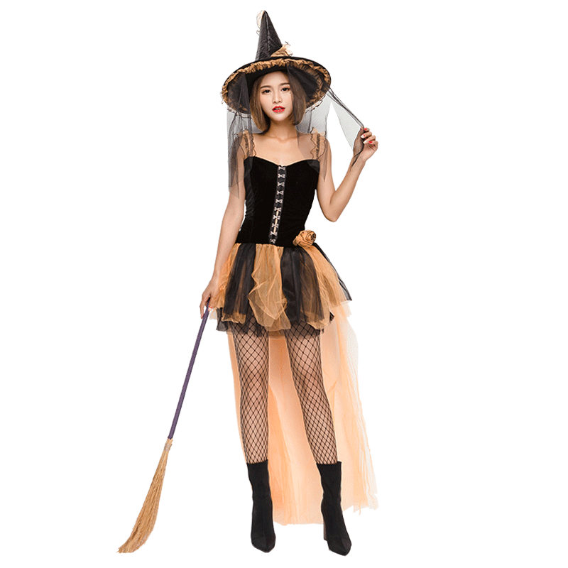 新款万圣节成人服装cosplay护士鬼新娘吸血鬼巫婆小红帽猫女仆装