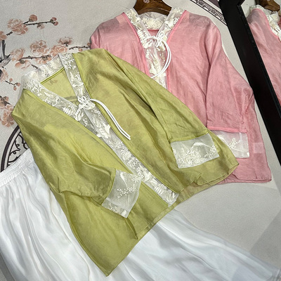 新中式复古国风重工刺绣唐装上衣