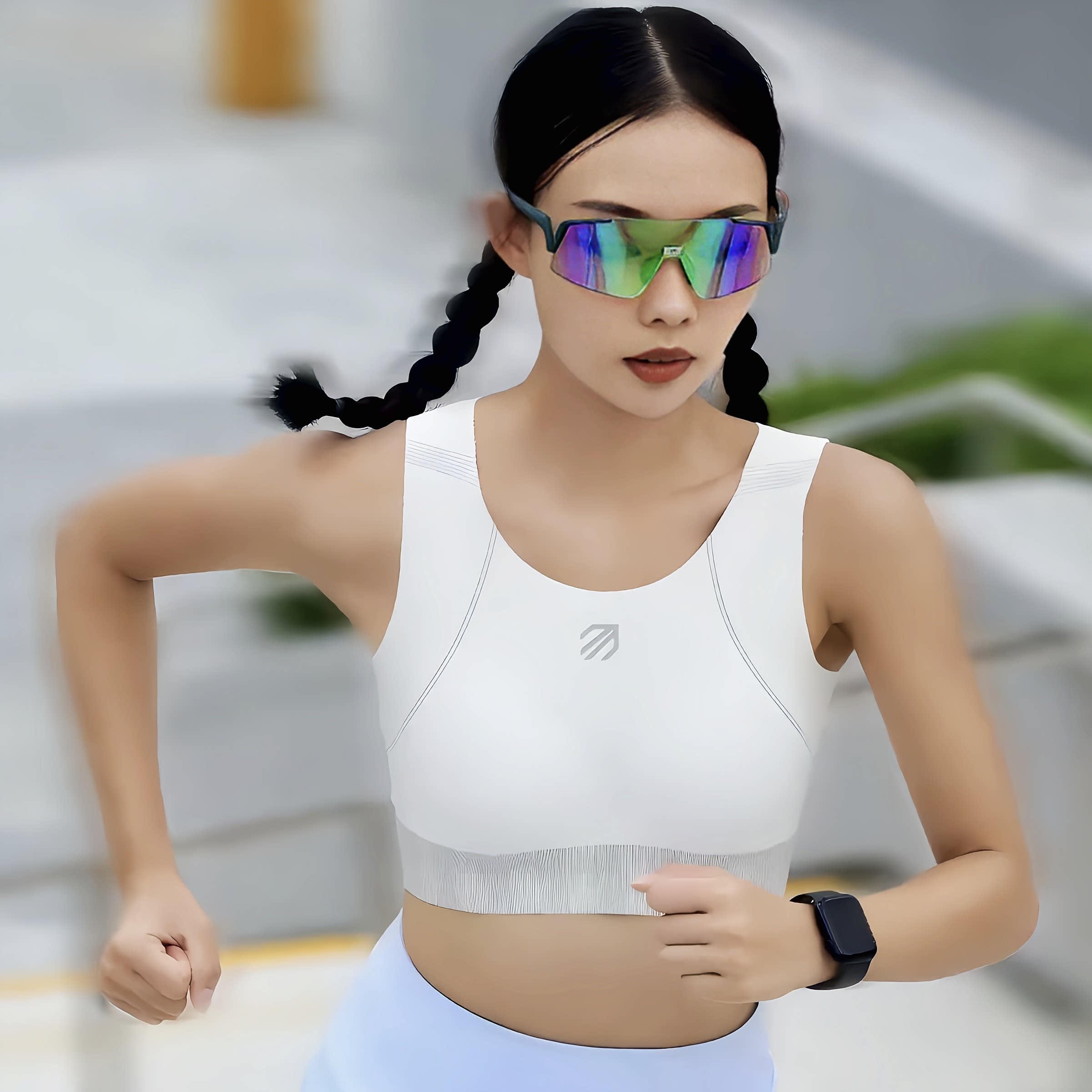 引擎鸟羽蝶运动美背内衣女聚拢防震健身瑜伽马拉松跑步背心式文胸