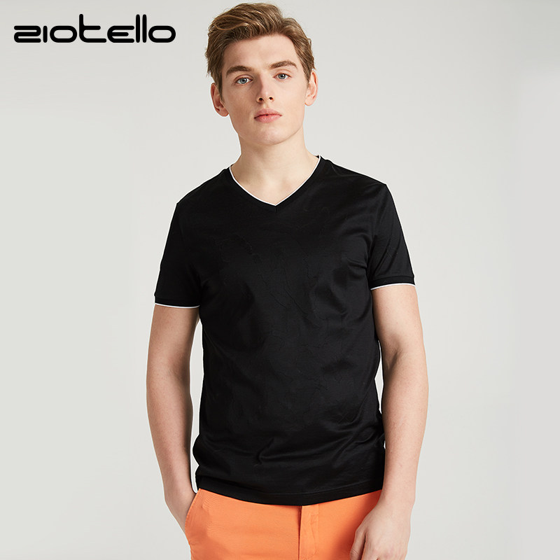 ziotello杰泰莱男装春夏新品素色利落短袖T恤在类目 男装, T恤中 - 来自Buy2taobao.com提供专业的淘宝代购服务
