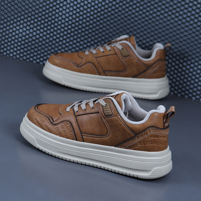 欧洲站男鞋韩版百搭加绒休闲板鞋