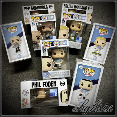 Funko哈兰德/福登/德布劳内公仔