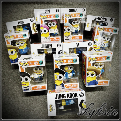 Funko小黄人DM4XBTS联名手办