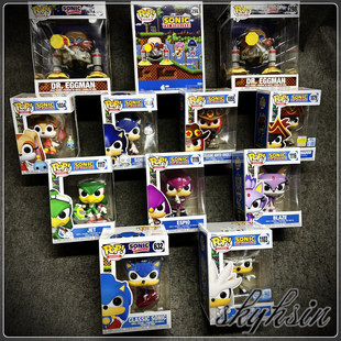 Funko音速小子刺猬索尼克/夏特/可利姆/希弗尔/蛋头博士/杰特手办