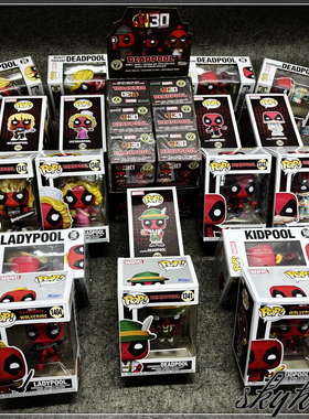 Funko 丰高Pop公仔 Marvel漫威 Deadpool 死侍金刚狼Q版人偶手办