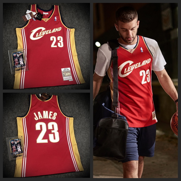 m&n lbj cavs 勒布朗詹姆斯新秀球衣 骑士客场mn hwc复刻sw球迷版