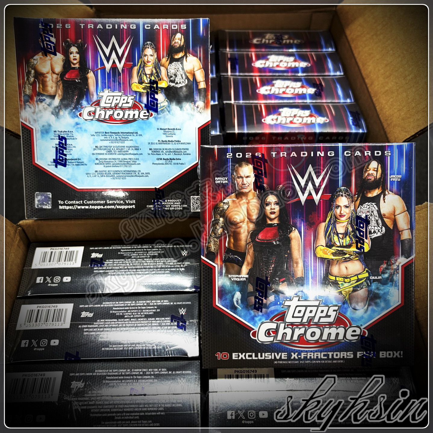 2026 Topps Chrome WWE系列MEGA收藏卡 世界摔角娱乐巨石强森塞纳