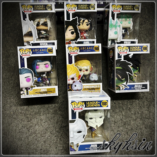 Funko LOL英雄联盟阿狸/锐雯/烬/阿卡丽/佛耶戈/黑默丁格公仔手办