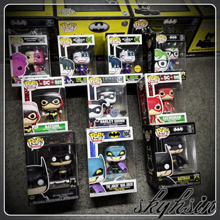 Funko丰高Pop公仔 DC蝙蝠侠/哈利奎因/小丑/猫女/双面人/韦恩手办