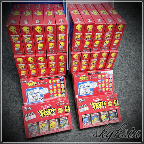 Funko Pop Bitty迷你系列 The Simpsons辛普森一家萌粒盲盒手办