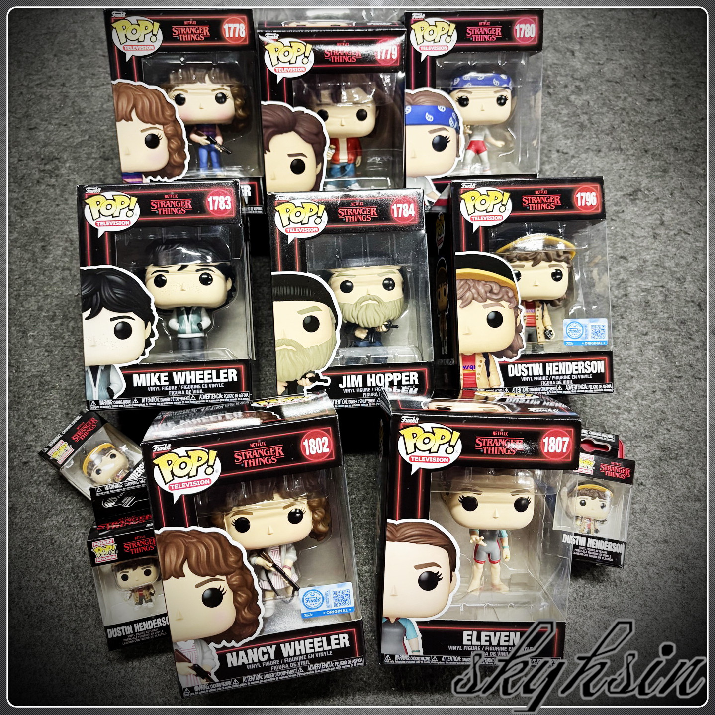 Funko怪奇物语手办钥匙扣挂件图片