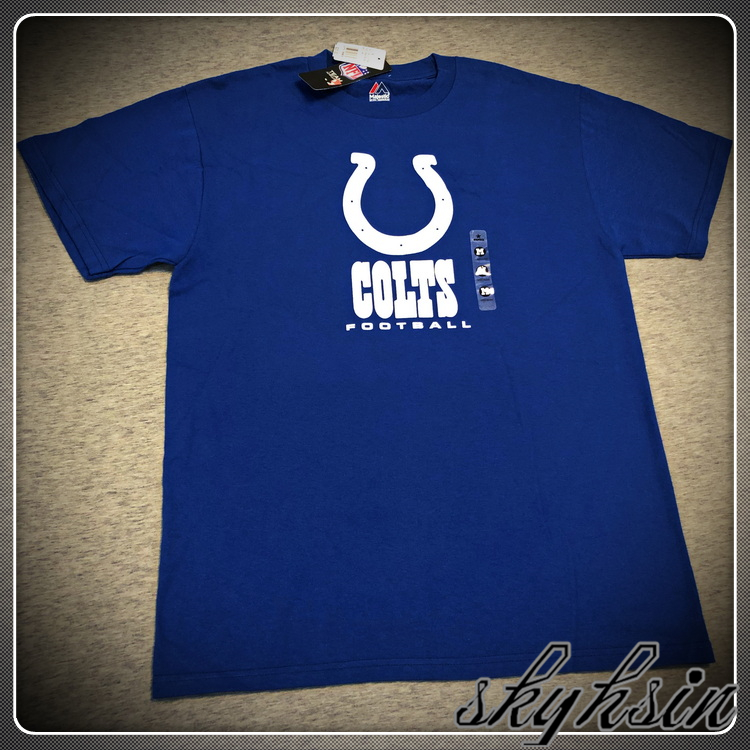 美版NFL Team Apparel 印第安纳小马队T恤 COLTS美式复古球迷t恤