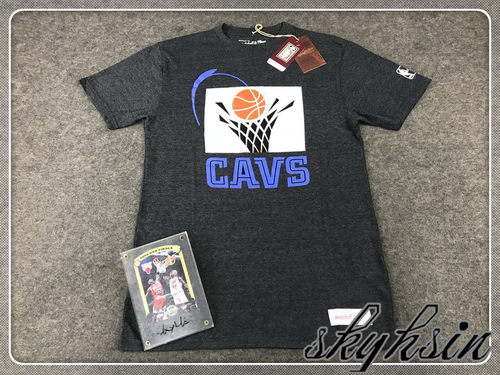 复古混纺T恤mitchell&ness