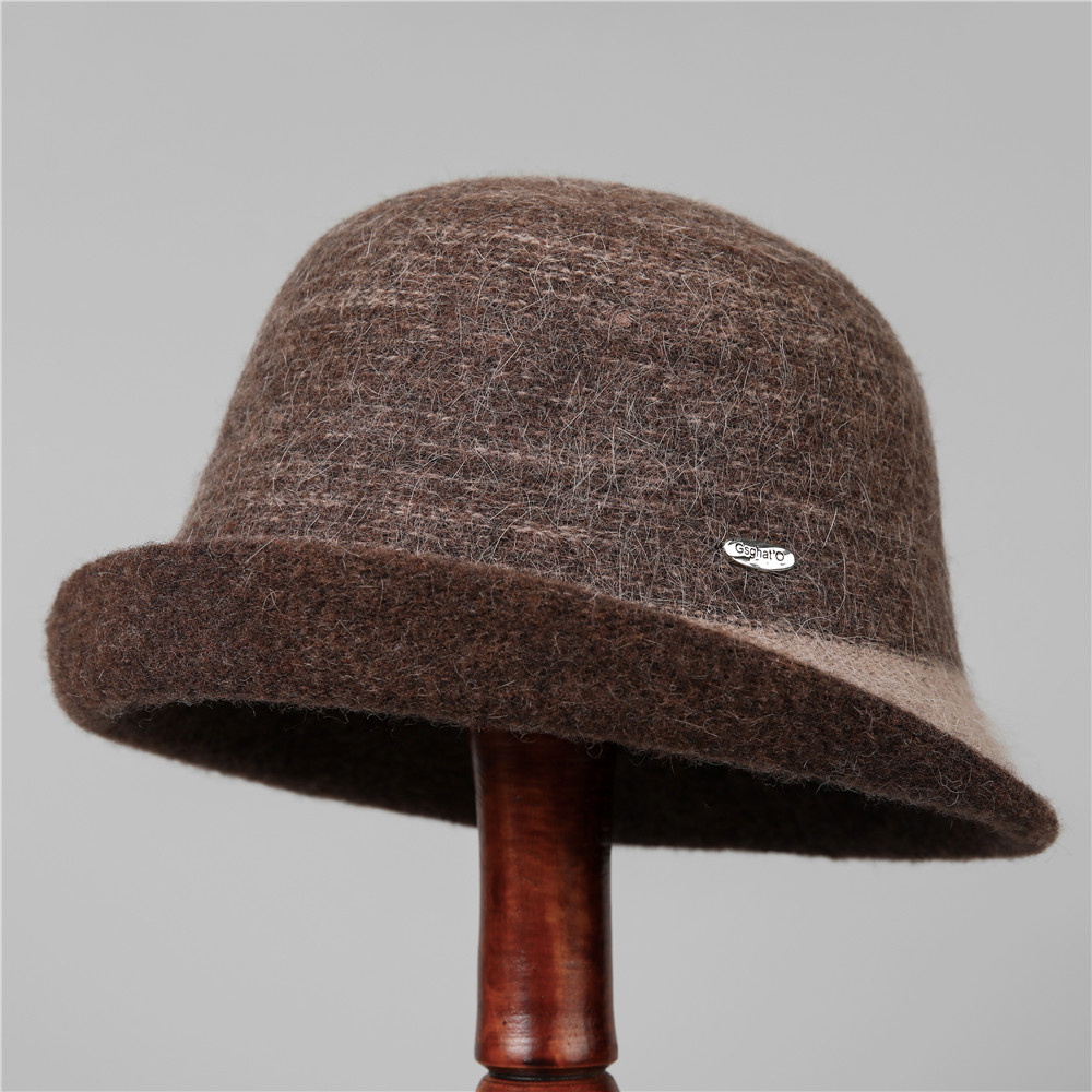 帽子女秋冬日系优雅卷边羊毛妈妈渔夫帽减龄卷边礼帽气质保暖盆帽,服饰配件/皮带/帽子/围巾,帽子,淘宝优惠券,粉丝福利购,淘宝优惠卷