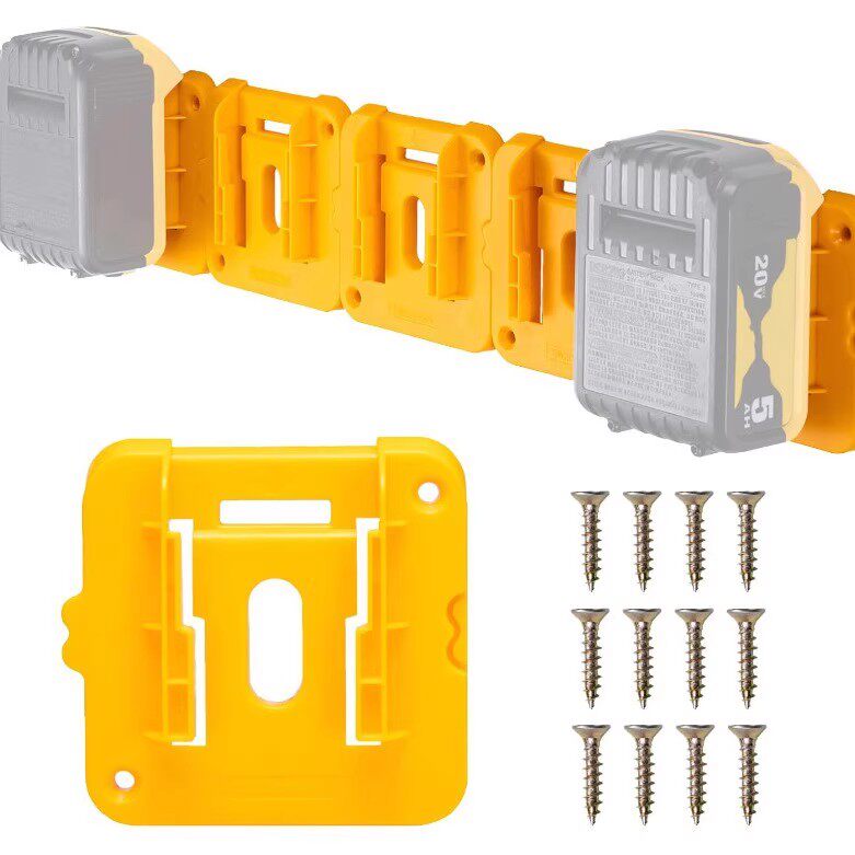 适用得伟Dewalt电动工具20V锂电池底座支架DCB200电池挂架60V
