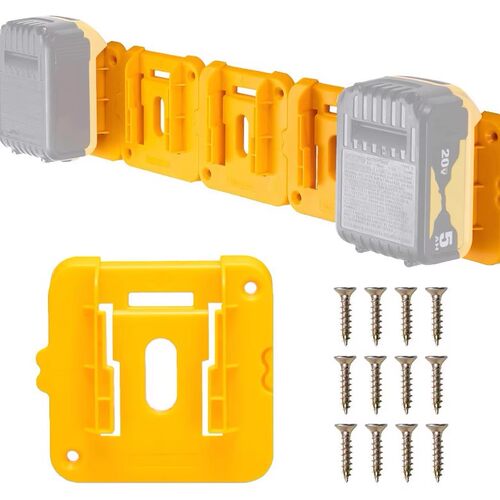 适用得伟Dewalt电动工具20V锂电池底座支架DCB200电池挂架60V