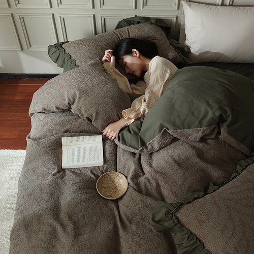 2025新款法式复古风|色织四件套