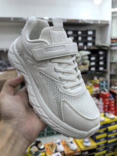 软底 25厘米 男女童白色网面透气鞋 No退换601 小白鞋 直播内长