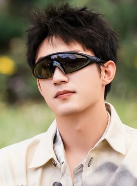 黄景瑜同款墨镜男前卫潮酷运动骑行太阳镜防紫外线登山防风护目镜