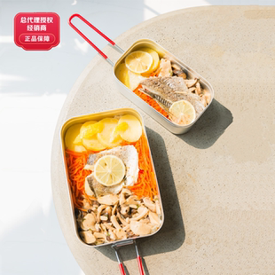 瑞典Trangia 便當(dāng)盒餐具 野餐飯盒煮飯?zhí)籽b 鋁飯盒戶外露營野營日式