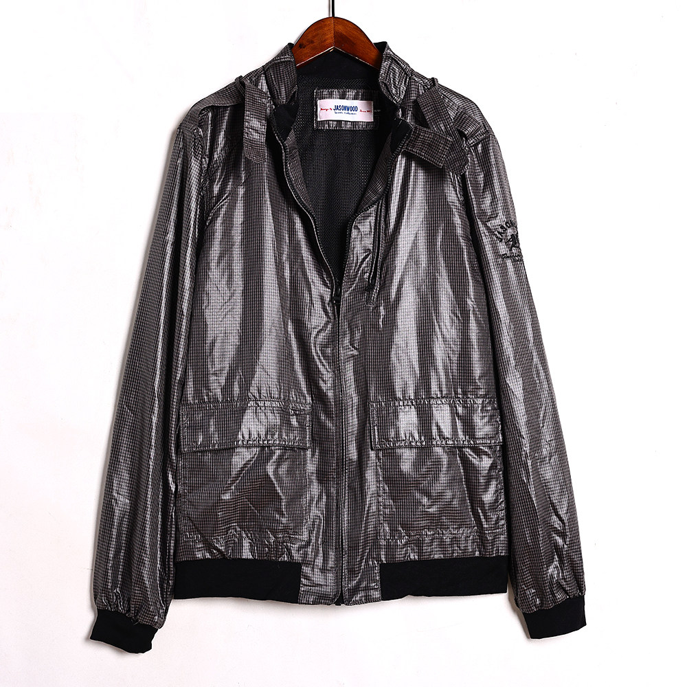 男士格纹夹克时尚通勤青年拉链外套帅气百搭休闲春秋潮流上衣,男装,夹克,淘宝优惠券,粉丝福利购,淘宝优惠卷