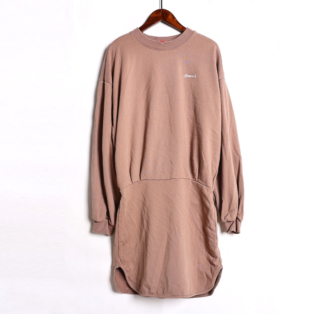 卫衣连衣裙2026春秋季韩版时尚慵懒风直筒宽松运动中长款短裙