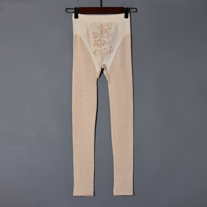 小个子女式2025秋冬紧身保暖显瘦打底裤韩版时尚提花内穿秋裤衬裤