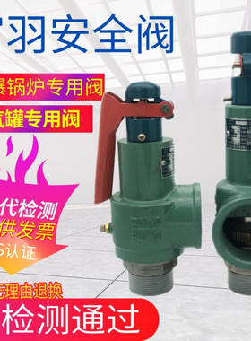 富羽安全阀A28W-16T-A28H-16蒸汽防爆弹簧全启式储气罐安全泄压阀
