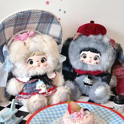 糯米儿关于童年盲盒玩偶毛绒