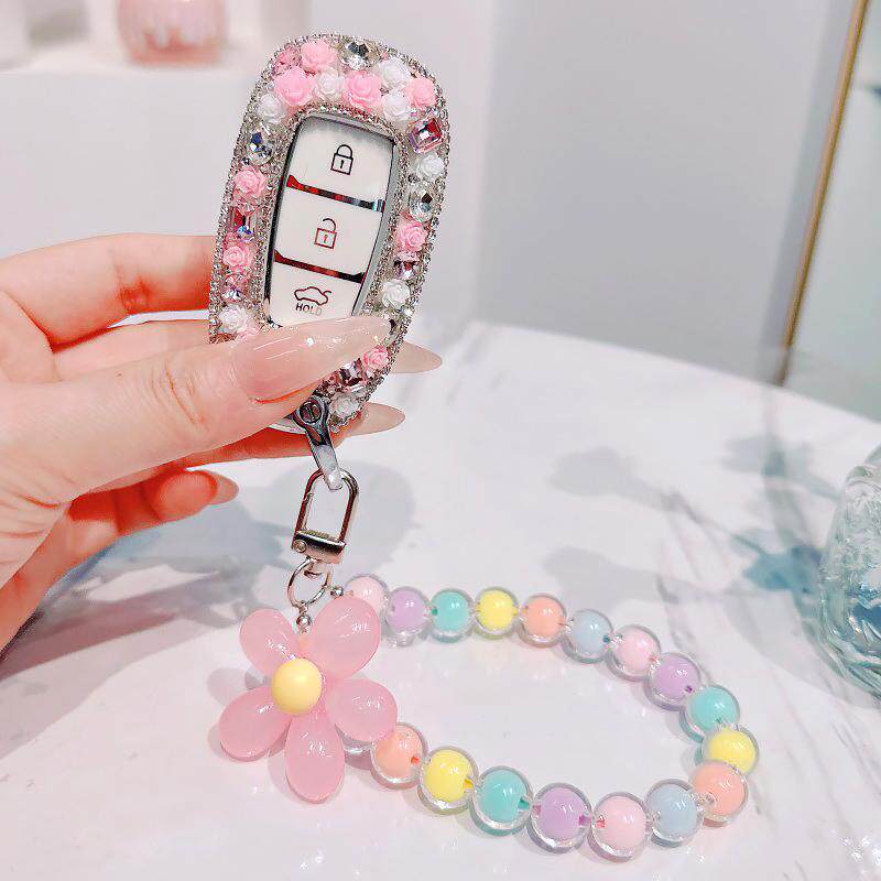 适合现代菲斯塔钥匙套女全包新款ix25伊兰特ix35朗动名图汽车壳扣