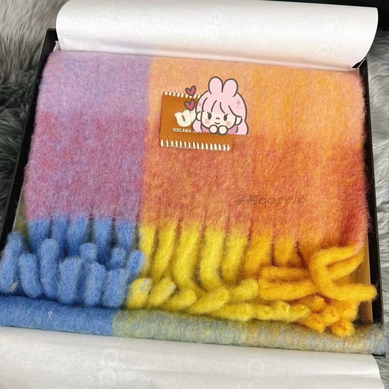 ozlana秋冬围巾流苏女性羊毛