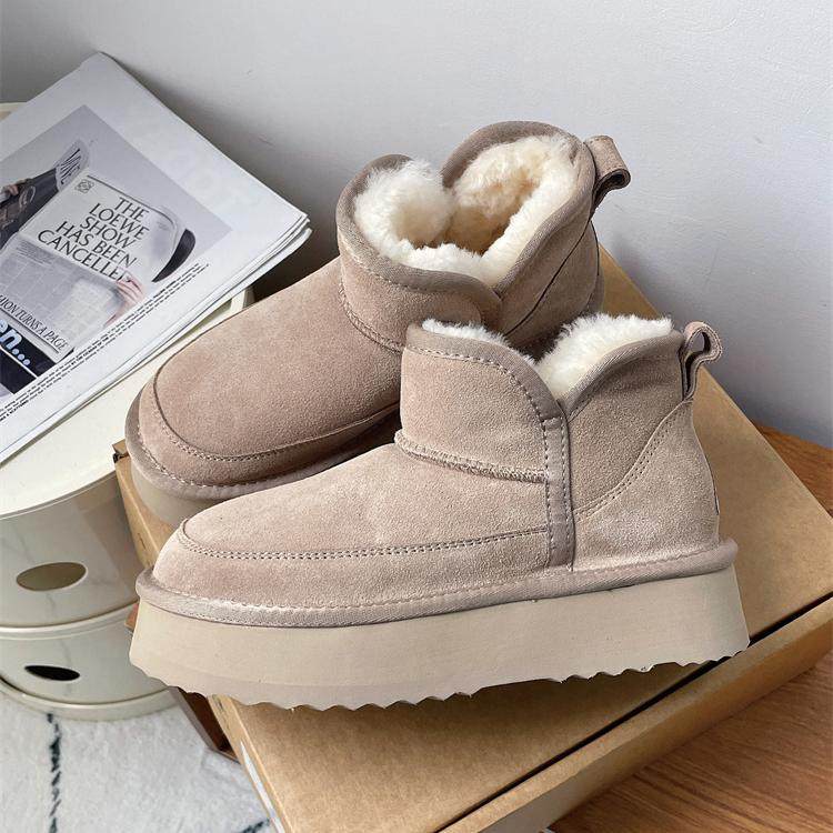 澳洲EVERAU厚底开叉靴筒舒适羊毛内里保暖时尚雪地靴EA3170,女鞋,时尚雪地靴,淘宝优惠券,粉丝福利购,淘宝优惠卷