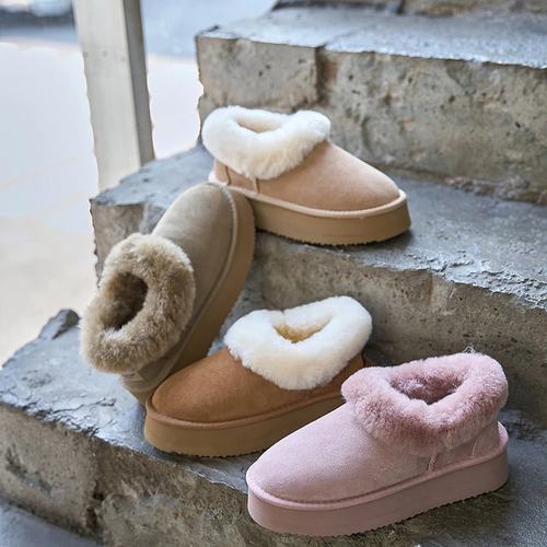 澳洲浅口厚底大喜庆雪地靴