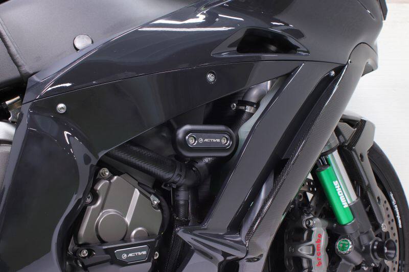 日本 active 川崎 ninja zx 10r 车身防倒防摔球 椭圆形