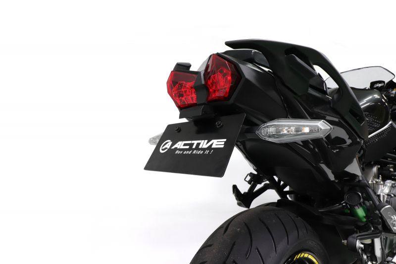 日本 active kawasaki 川崎 h2 sx led短尾牌照架