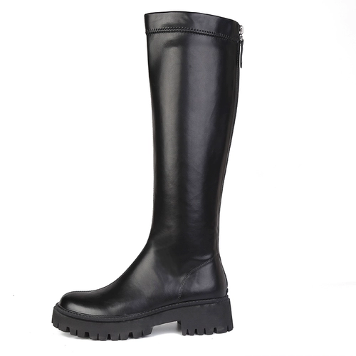 柒步森林 Высокие сапоги на платформе, утепленные ботинки, подходит для подростков