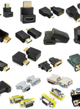 高清hdmi转接头hdmi转DVI vga公对公公对母 母对母 连接线 延长头