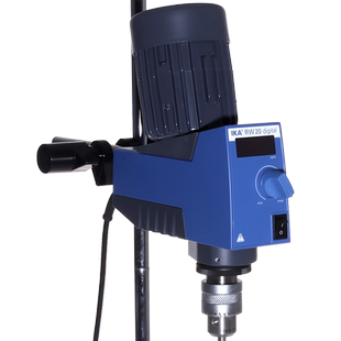 IKA数显悬臂搅拌机RW20实验搅拌器R1826支架R182夹头R1342搅拌桨